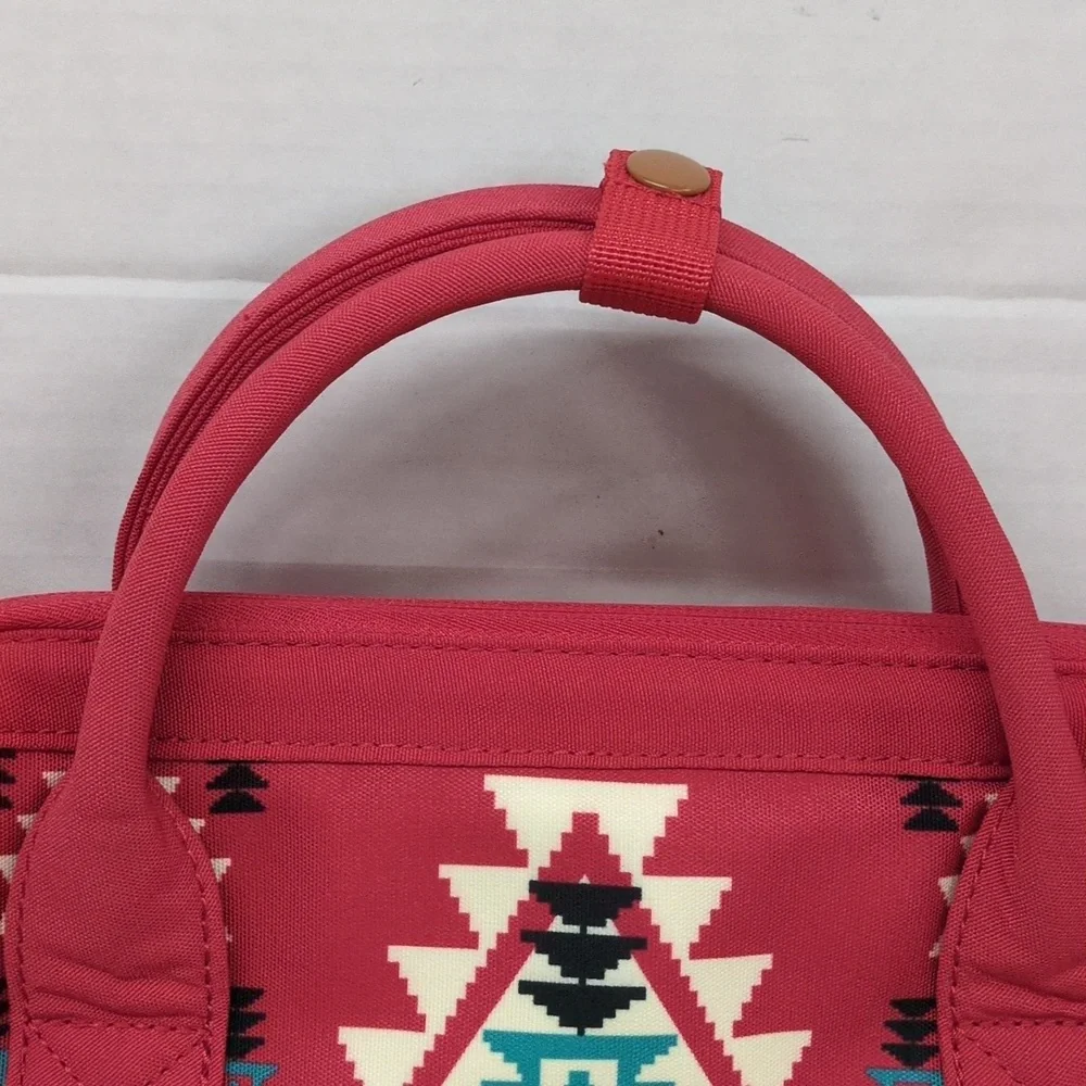 Wrangler Aztec Southwestern Print Zip Up Diaper Bag Backpack Travel Bag